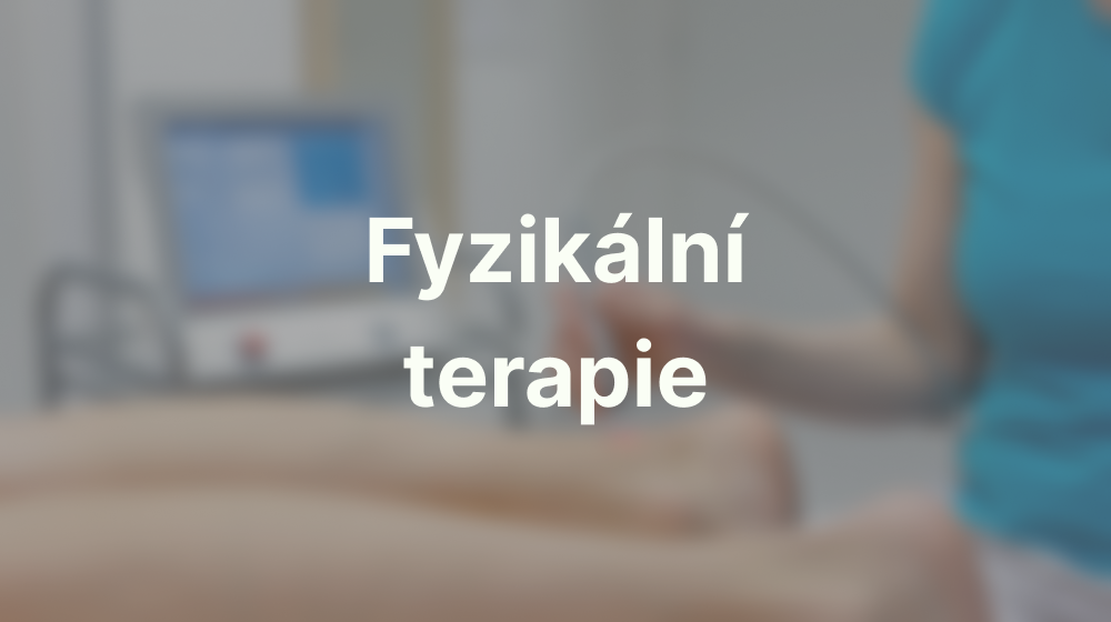Fyzikální terapie